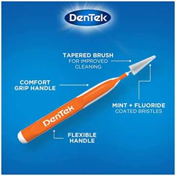 DenTek Easy Brush - Exceptional Cleaning for Braces