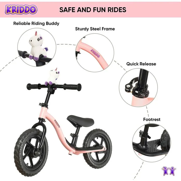 KRIDDO Toddler Balance Bike for Ages 18 Months-5
