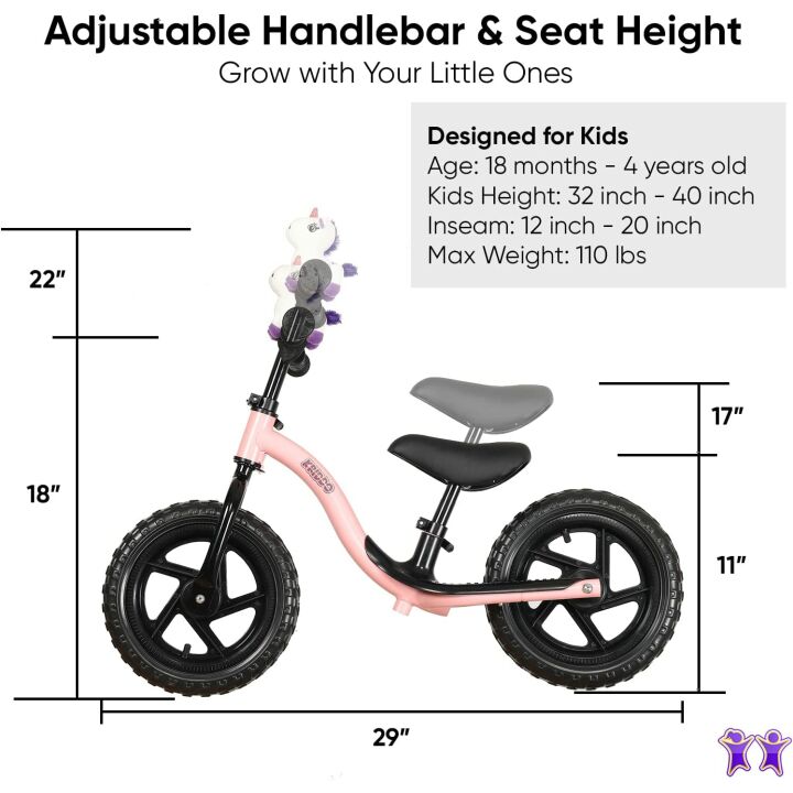 KRIDDO Toddler Balance Bike for Ages 18 Months-5