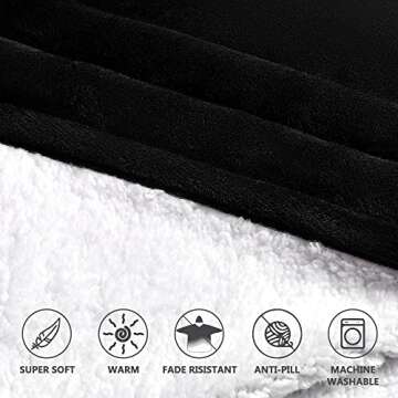 Krifey Oversized Sherpa Blanket Hoodie Gift for All