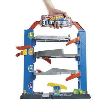 Hot Wheels City Stunt Garage Fun for Kids Ages 3-8