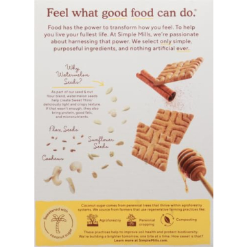 Simple Mills Honey Cinnamon Sweet Thins for Healthy Snacking