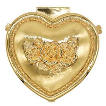 Vintage Heart Shape Jewelry Box Beautiful Gift for Women