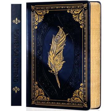 CAGIE 320 Pages Vintage Leather Journaling Notebook – A5 Ruled Journal with Gift Box