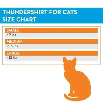 ThunderShirt Classic Cat Anxiety Jacket for Comforting Cats