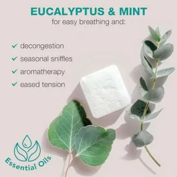 Eucalyptus Shower Steamers - Natural Aromatherapy, USA Made