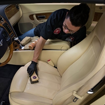 Chemical Guys ACC_S95 Long Bristle Horse Hair Leather Cleaning Brush for Car Interiors, Furniture, Sneakers, Boots, and More (Works on Natural, Synthetic, Pleather, Faux Leather and More)