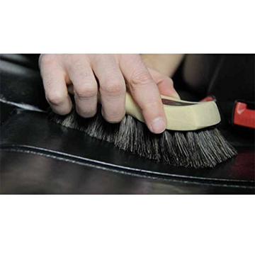 Chemical Guys ACC_S95 Long Bristle Horse Hair Leather Cleaning Brush for Car Interiors, Furniture, Sneakers, Boots, and More (Works on Natural, Synthetic, Pleather, Faux Leather and More)