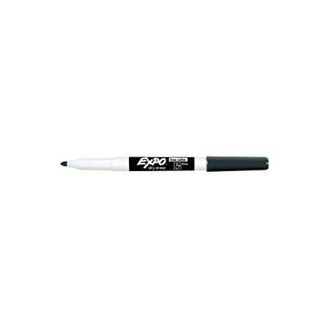 Expo 86001 Low Odor Dry Erase Marker, Black; Fine Tip, Quick-Drying Ink, 2 Packs of 12 Markers, 24 M...