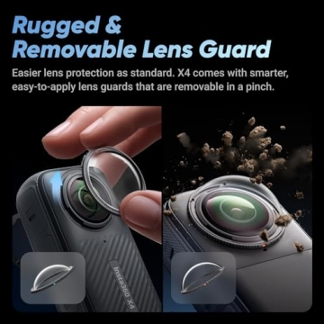 Insta360 X4: 8K Waterproof 360 Action Camera for Adventures