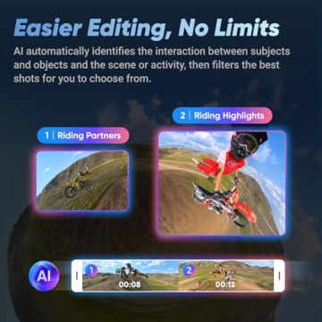 Insta360 X4: 8K Waterproof 360 Action Camera for Adventures