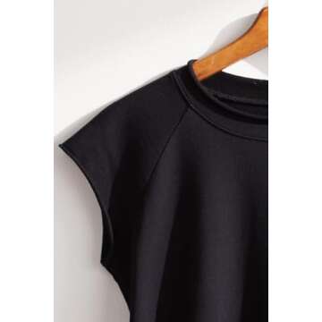 Fair Indigo Minimalist French Terry Dress - Eco-Friendly Style