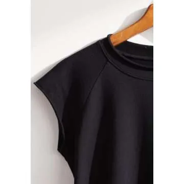 Fair Indigo Minimalist French Terry Dress - Eco-Friendly Style