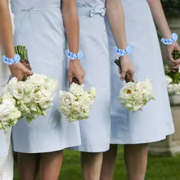 16 Luxury Satin Scrunchies for Bridesmaids and Teams