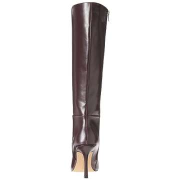 The Drop Women's Gemini Tall Heeled Boot Wine - Versatile Style