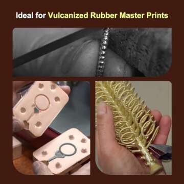 Siraya Tech Sculpt High-Temp Resistant 3D Printer Resin - Up to 180C, High Precision, Compatible with 8K DLP/LCD Printers for Engineering, Jewelry, & Industrial Applications (Dark Grey, 1kg)