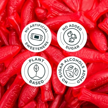 SmartSweets Sweet Fish - Low Sugar Gummy Candy Pack of 12