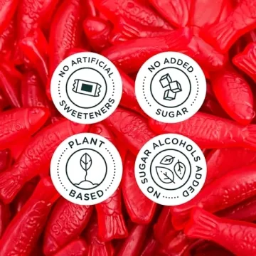 SmartSweets Sweet Fish - Low Sugar Gummy Candy Pack of 12