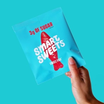 SmartSweets Sweet Fish - Low Sugar Gummy Candy Pack of 12