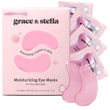grace & stella Award Winning Under Eye Mask - Valentines Gifts - Gifts for Mom - Reduce Dark Circles...
