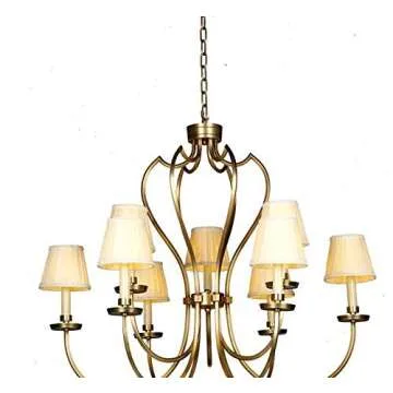 AK Lighting Heavy Duty Metal Lighting Chain in Dark Gold