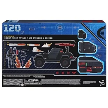 G.I. Joe Cobra Night Attack Stinger 6 Inch Action Figure Set