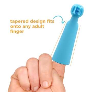 oogiebear Baby Finger Brush - Gentle Oral Care for Toddlers