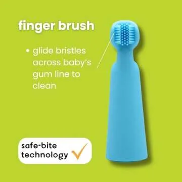 oogiebear Baby Finger Brush - Gentle Oral Care for Toddlers