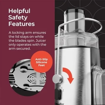 Mueller Juicer Ultra Power Easy Clean Compact Extractor