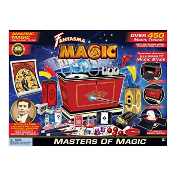 Fantasma Masters of Magic Set - Starter Magic Kit for Kids and Adults - Learn 450+ Magic Tricks - Bo...