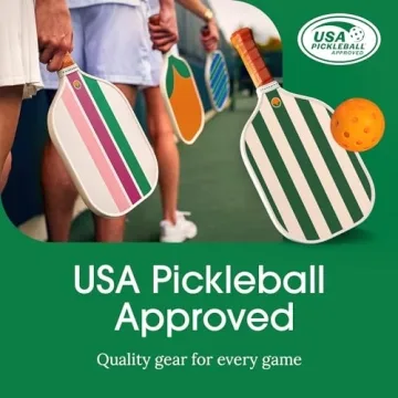 Lightweight Tangerine Pickleball Paddle with Unique Designs
