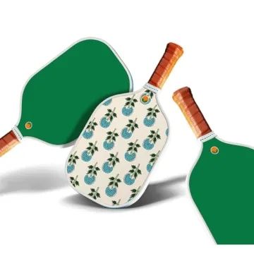 Lightweight Tangerine Pickleball Paddle with Unique Designs