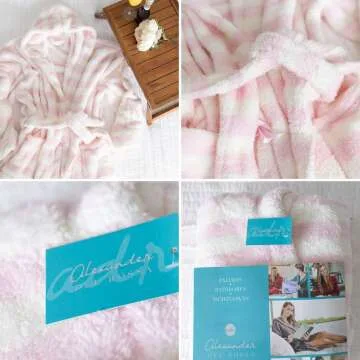 Hooded Fleece Winter Robe for Women – Alexander Del Rossa