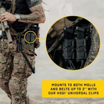 High Speed Gear Single Pistol Taco Mag Pouch for Quick Access