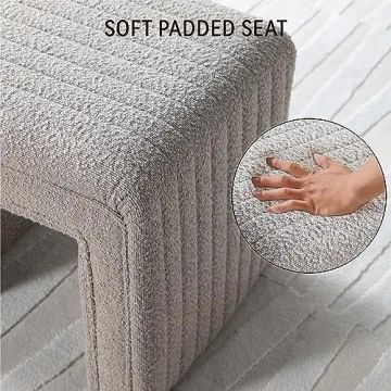 Get Stylish with Boucle Vanity Stool Chair for Any Space