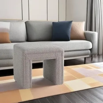 Get Stylish with Boucle Vanity Stool Chair for Any Space