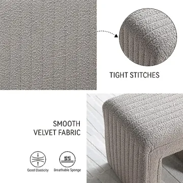 Get Stylish with Boucle Vanity Stool Chair for Any Space