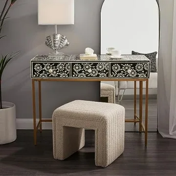 Get Stylish with Boucle Vanity Stool Chair for Any Space