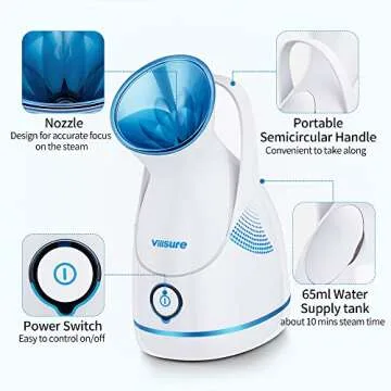 VillSure Nano Ionic Facial Steamer for Skincare