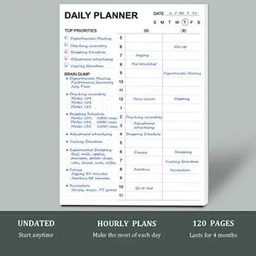 Tiankool To Do List Notepad - Daily Planner for Goals
