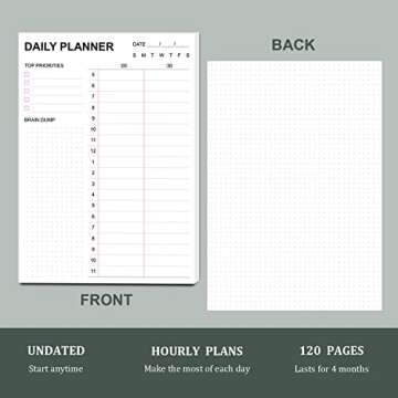 Tiankool To Do List Notepad - Daily Planner for Goals