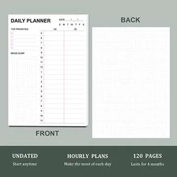 Tiankool To Do List Notepad - Daily Planner for Goals