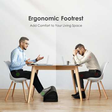 AMERIERGO Ergonomic Foot Rest for Office Use