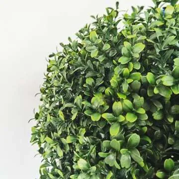 Realistic Faux Boxwood Plants for Home & Garden