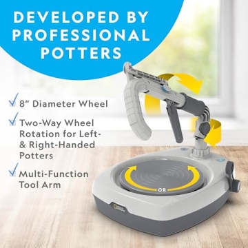 NATIONAL GEOGRAPHIC Pottery Wheel Kit - Creative Craft for All