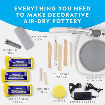 NATIONAL GEOGRAPHIC Pottery Wheel Kit - Creative Craft for All