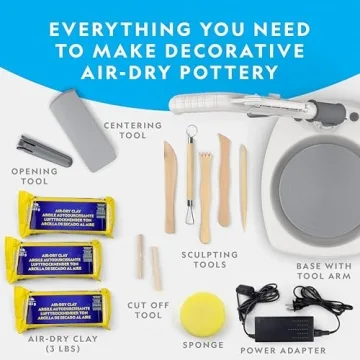 NATIONAL GEOGRAPHIC Pottery Wheel Kit - Creative Craft for All