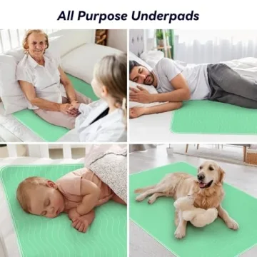 Heavy Absorbency Washable Underpads for Pets Adults Waterproof