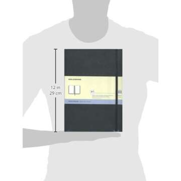 Moleskine Art Sketchbook, Hard Cover, A4 (8.25" x 11.75") Plain/Blank, Black, 96 Pages