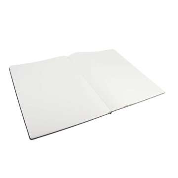 Moleskine Art Sketchbook, Hard Cover, A4 (8.25" x 11.75") Plain/Blank, Black, 96 Pages